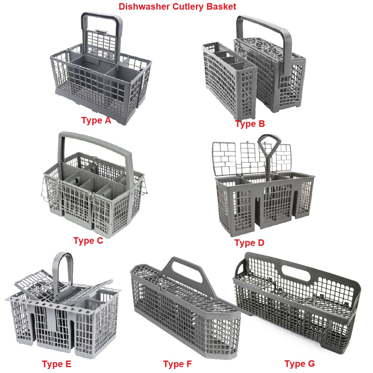 Kitchen Baking Appliances - Корзина для столовых приборов для посудомоечных