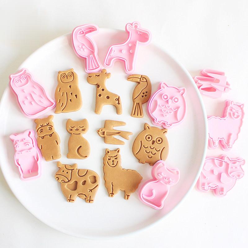 Kitchen Baking Supplies - Формочки для печенья «Животные из зоопарка»: