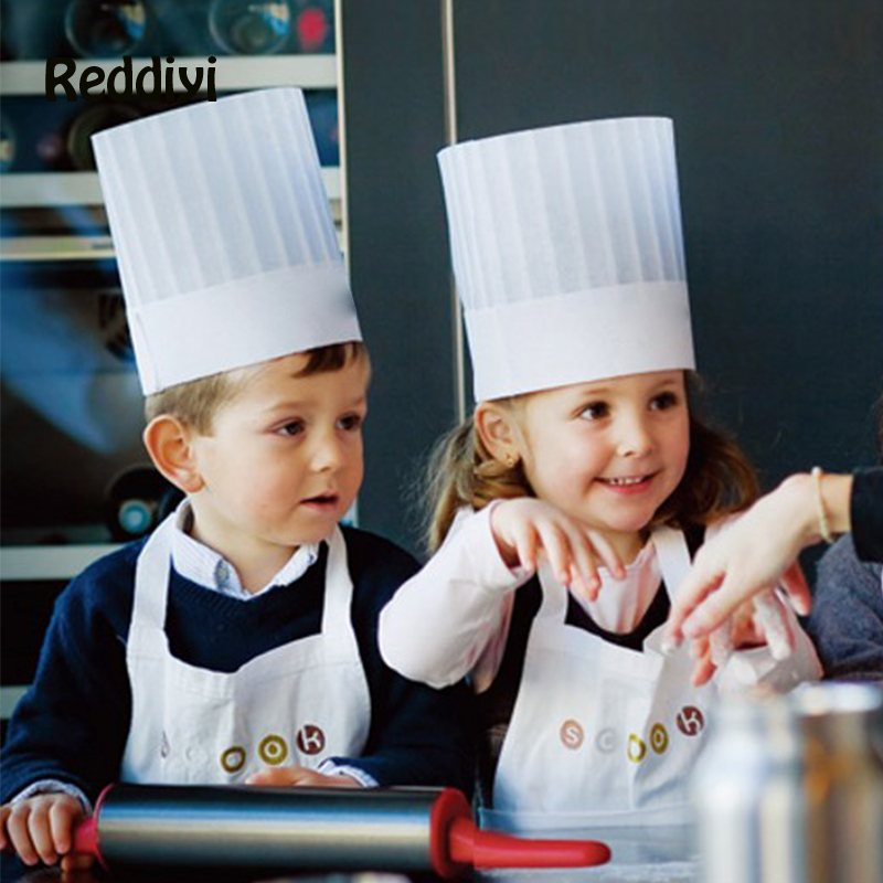 Baking Kitchen Kids - 10 шт., одноразовая Нетканая Детская шляпа