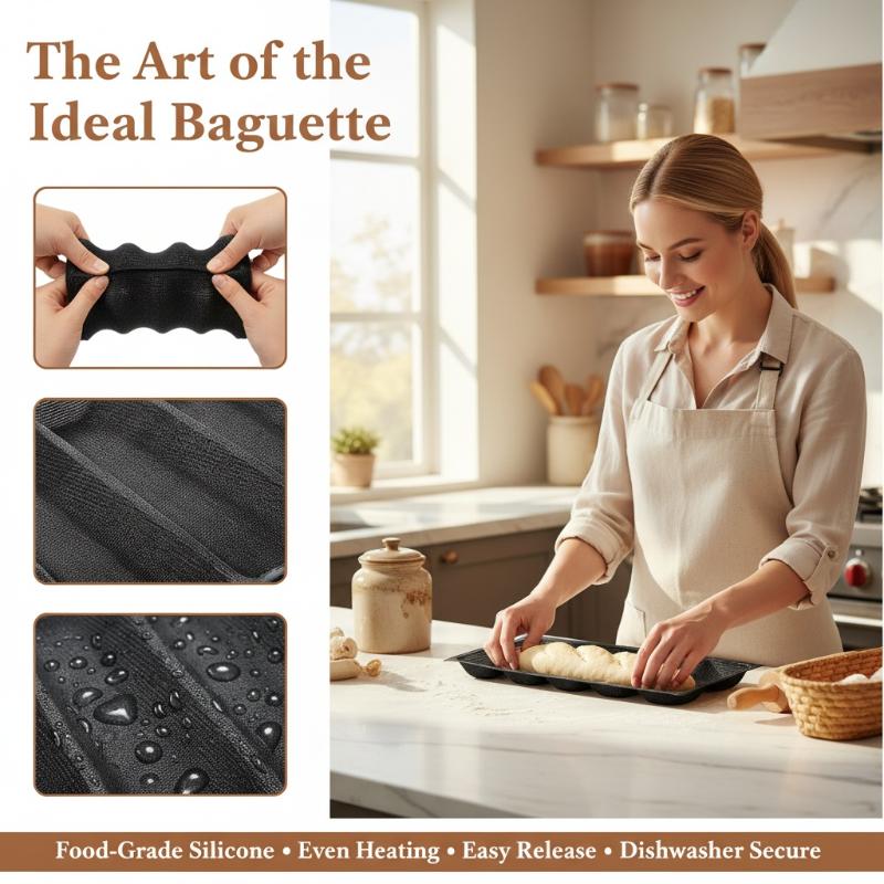 Kitchen Essentials Baking Tray - Форма для выпечки хлеба Hoagie на