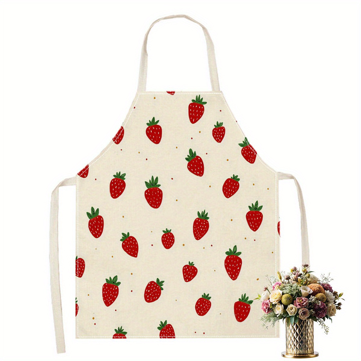 Baking Kitchen Kids - Фартук с клубничным принтом, 1 шт.,