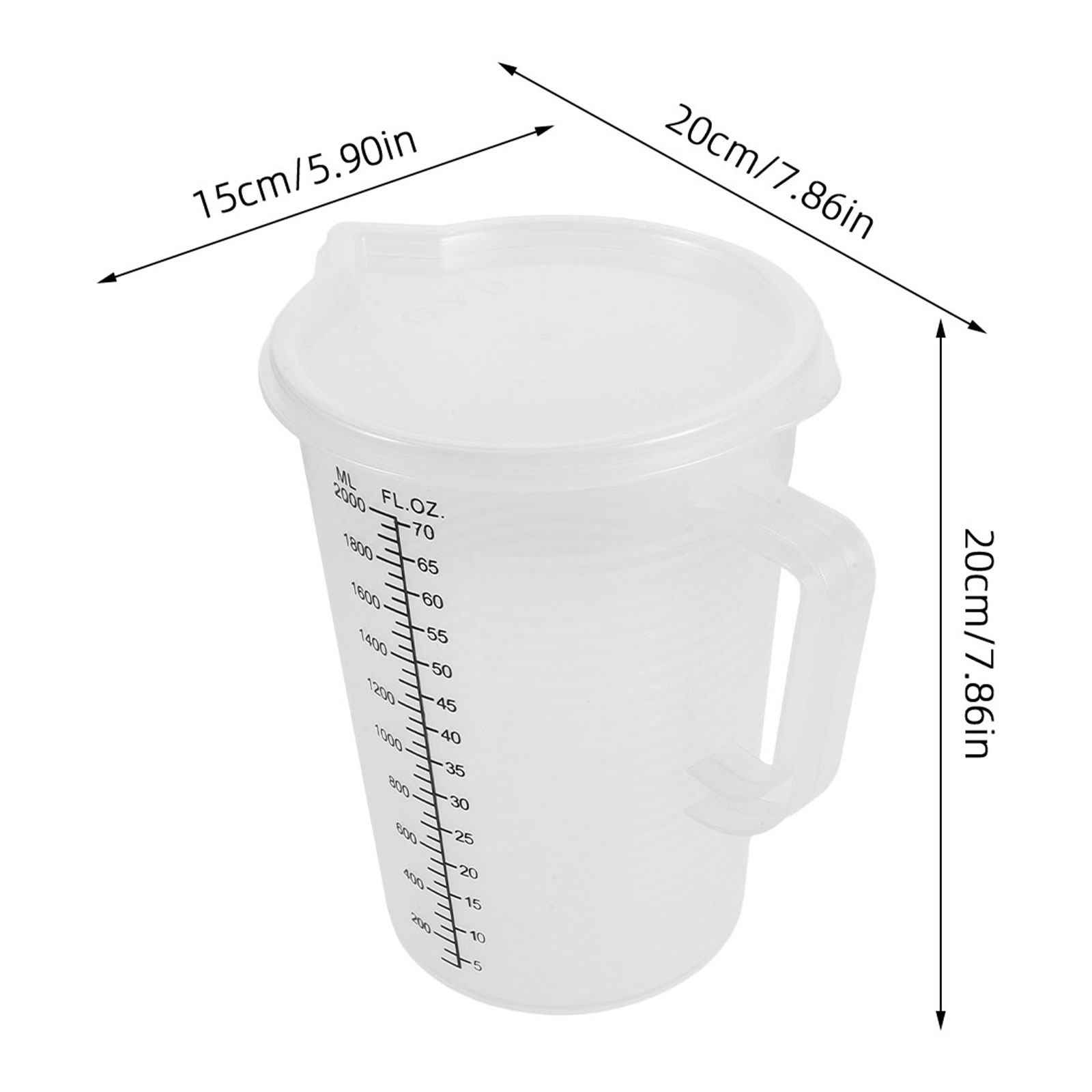 Мерные стаканы 2,0 л с двустор – обзор и цена Kitchen Baking Containers