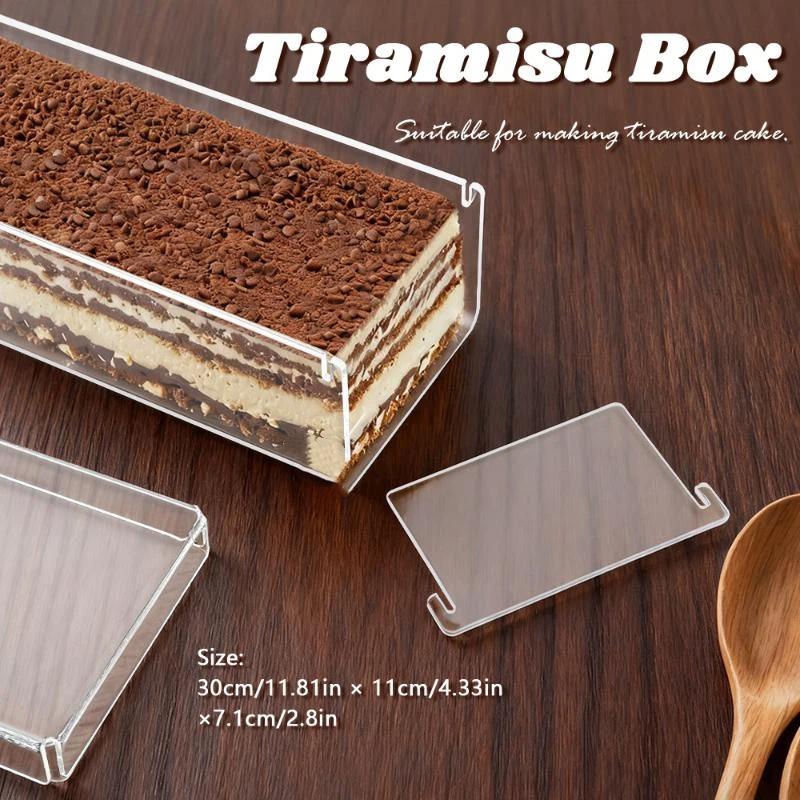 Прозрачная коробка для тирамис – обзор и цена Kitchen Baking Containers