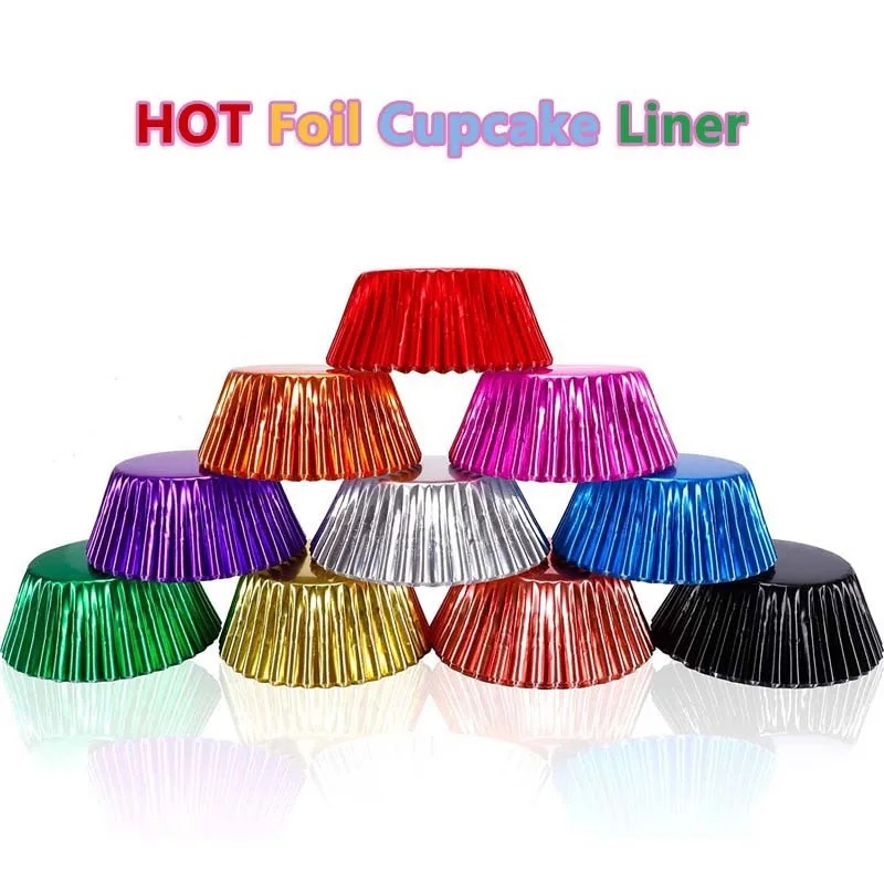 Набор из 100 золотых формочек  – обзор и цена Kitchen Baking Supplies